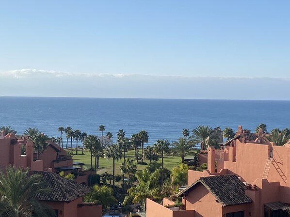 Vista a la playa o el mar