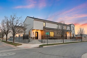 Front view of the home