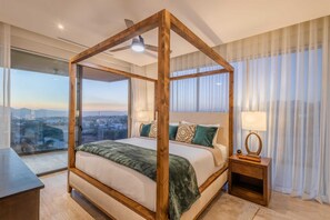 where a king-size bed and picturesque views combine to offer the perfect blend of comfort and beauty