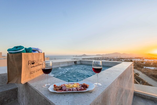Escape the ordinary and elevate your experience with your private jacuzzi