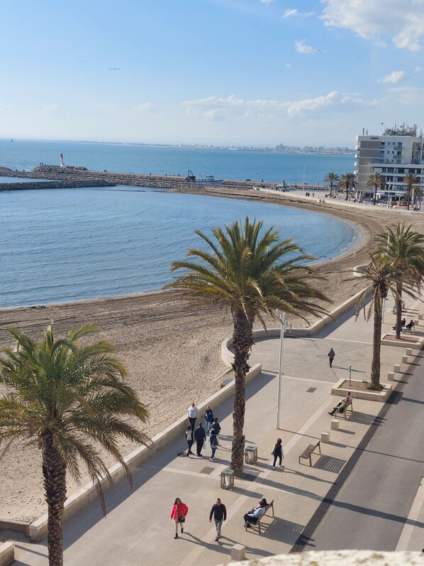 Vue sur la plage/l’océan