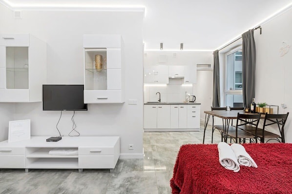 salon z aneksem kuchennym