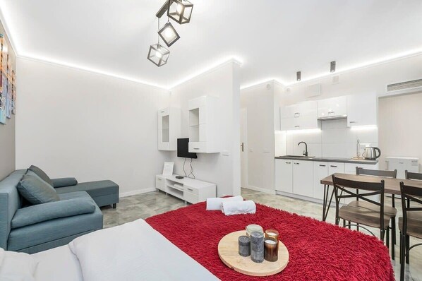 salon z aneksem kuchennym