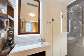 Every bedroom has a private bathroom