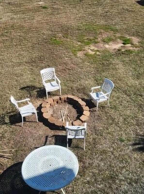 Firepit in back yard