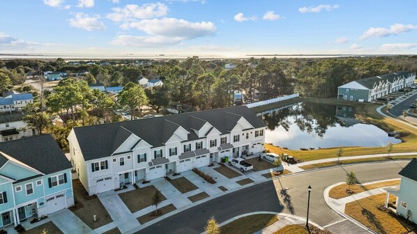 Experience coastal charm: our townhome in Beau Coast Resort in Beaufort.