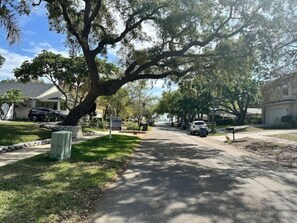 View of the Bayshore at the end of the street from the house