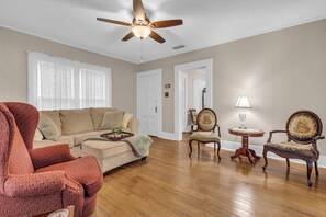 Original hardwood floors and craftsman features