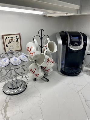 Kaffe och/eller kaffebryggare