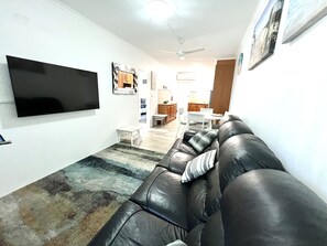 Open Plan Kitchen, Living and Dining.