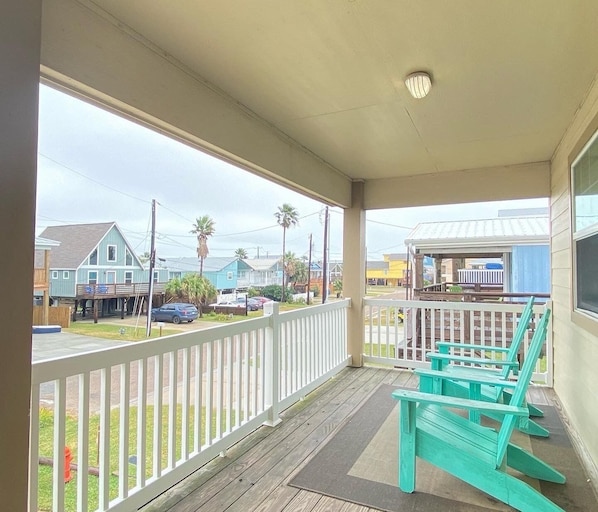 Enjoy the sunrise on front porch.