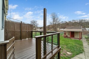 Back Deck and Yard