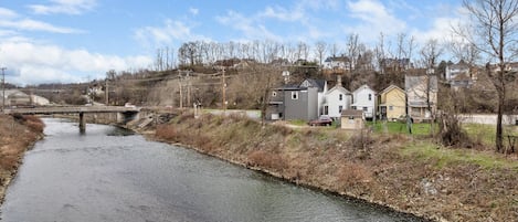 Chartiers creek and property backyard
