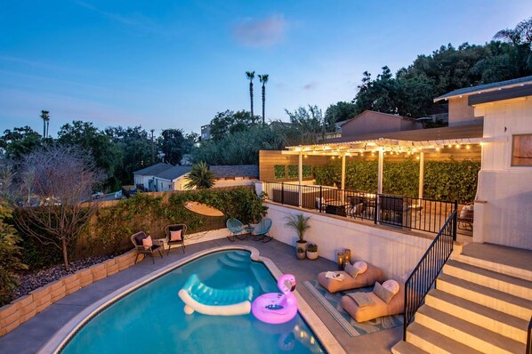 Dive into relaxation in our sparkling pool. Enjoy refreshing swims and soak up the sun in style.