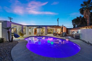 Enjoy the Quiet Nights by the Pool