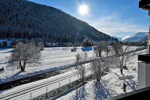 Blick von der Unterkunft