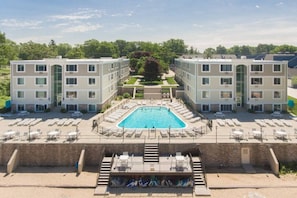 Large Deck  with Furniture and Pool