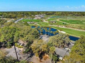 Our Villa overlooks the Golf Course