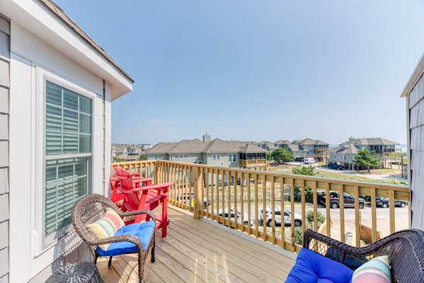 Private Deck with Ocean Views