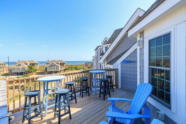 Private Deck with Ocean Views