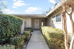 Walk way to the front door