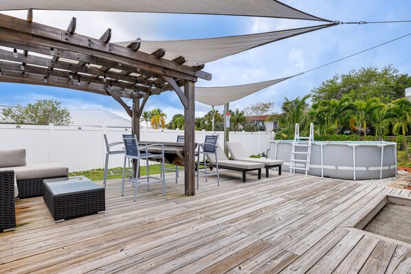 Fort Pierce Vacation Rental | 3BR | 2BA | 1 Step to Enter | 2,000 Sq Ft