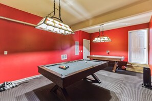 "Furniture","Table","Indoors","Pool Table","Room"