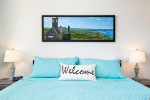 Enjoy charming décor touches throughout the condo.