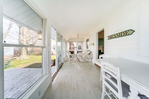 Sunroom | 1st Floor | Central A/C & Heating