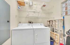 In unit laundry.