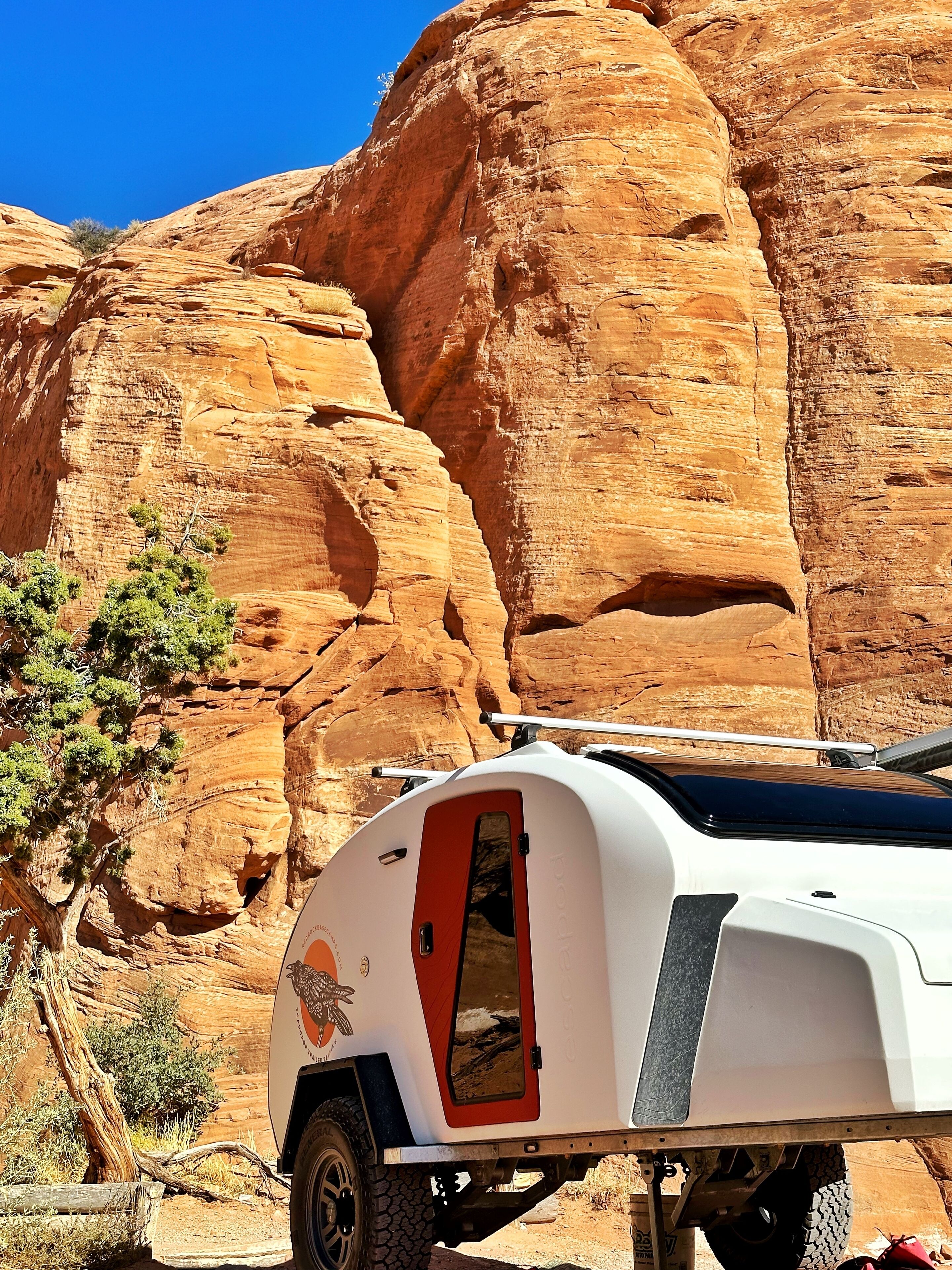 Red Rock Base Camps Teardrop Trailer #1. Take your hotel Red Rock Base Camps Teardrop Trailer #1. Take your hotel