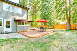 Exterior | Patio | Gas Grill | Outdoor Seating & Dining | Fenced-In Yard