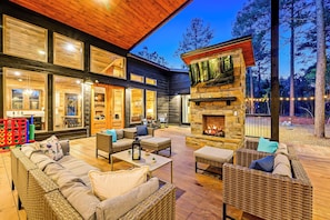 Central outdoor space where everyone can hang out!