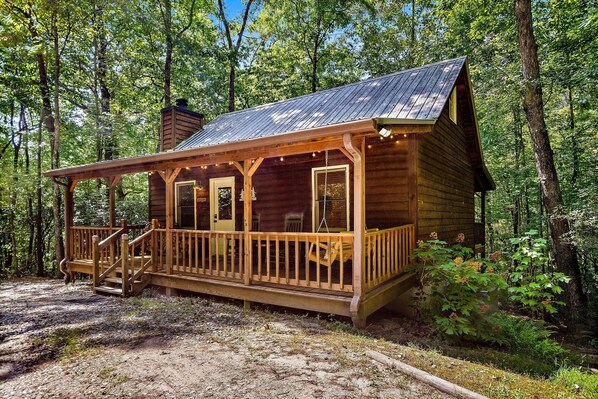 Welcome to Beara Beara's private, wooded lot off the gravel, circular driveway.