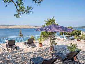 Water, Sky, Plant, Property, Furniture, Nature, Shade, Azure, Beach, Chair
