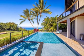 Ke Aloha Villa - Elegance, Ambience, Luxury Amenities, Pool, Spa, AC Throughout