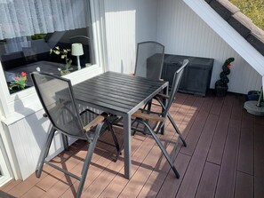 Plant, Furniture, Table, Building, Outdoor Table, Chair, Wood, Outdoor Furniture, Shade, Interior Design