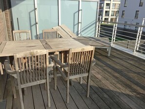 Furniture, Building, Chair, Wood, Window, Flooring, Table, Wood Stain, Floor, Outdoor Furniture