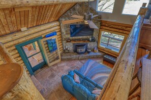Birdseye View of the Living Room