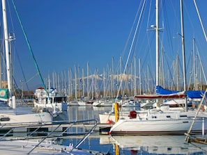 Boot, Himmel, Watercraft, Wasser, Mast, Segelboot, Dock, Hafen, Baum, Fahrzeug