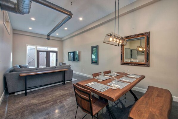 Gather and enjoy delicious meals in our inviting dining area