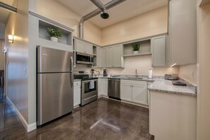 Experience culinary freedom in our fully equipped kitchen
