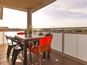 Sky, Table, Furniture, Property, Chair, Cloud, Kitchen & Dining Room Table, Outdoor Table, Wood, Interior Design