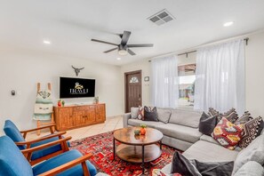 Plenty of space to catch a movie or the big game