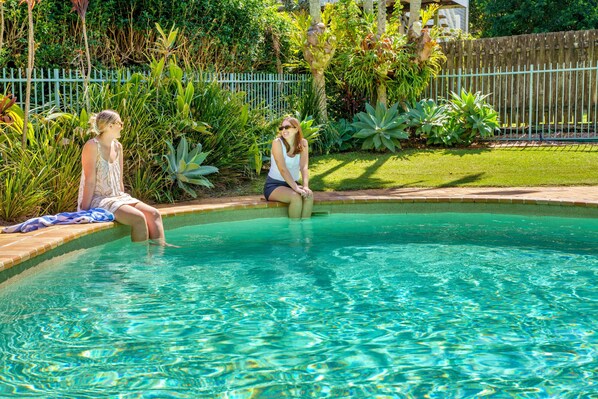Lounge by the pool and soak up the sun