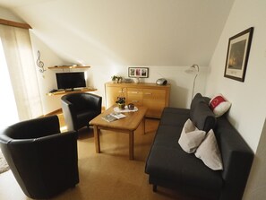 Ferienwohnung Zum Rosengarten, (Heek)-Wohnzimmer