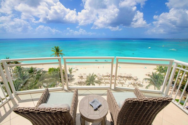 Oceanfront balcony