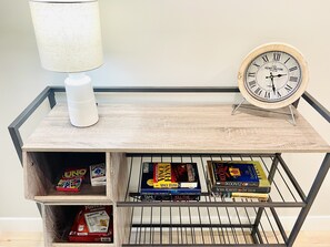 Hallway Receiving Table with Games