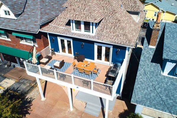 Birds eye view of our sky deck. What are you waiting for?