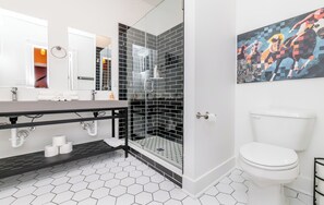 High end spa bathroom